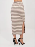Spódnica model 22024922 ciemny bezowy - FPrice