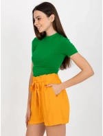 Šortky model 18371985 světle oranžová - FPrice Šortky model 18371985 světle oranžová - FPrice