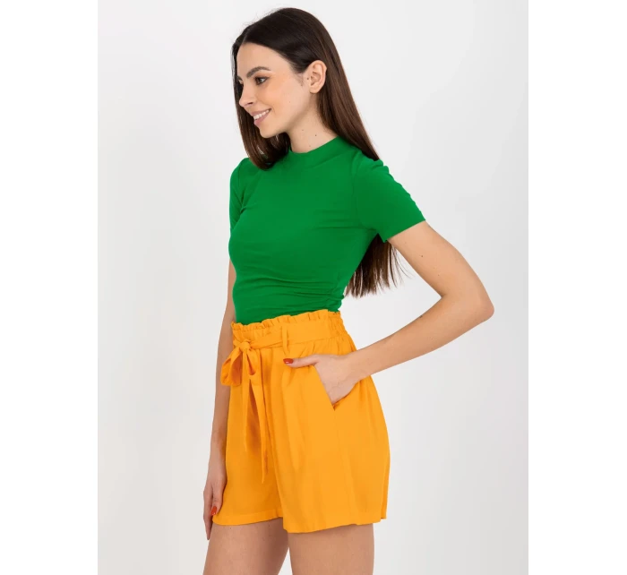 Šortky model 18371985 světle oranžová - FPrice Šortky model 18371985 světle oranžová - FPrice