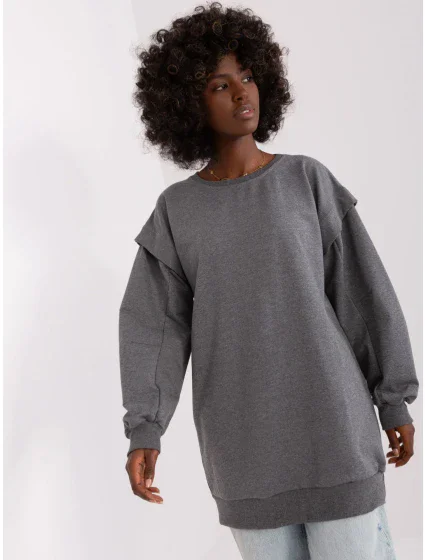 Tunika EM TU HS 21 model 18798914 ciemny szary - FPrice Tunika EM TU HS 21 model 18798914 ciemny szary - FPrice