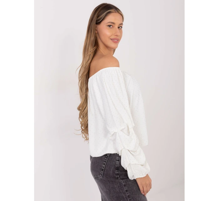 Bluzka MI BZ model 21786391 ecru - FPrice Bluzka MI BZ model 21786391 ecru - FPrice