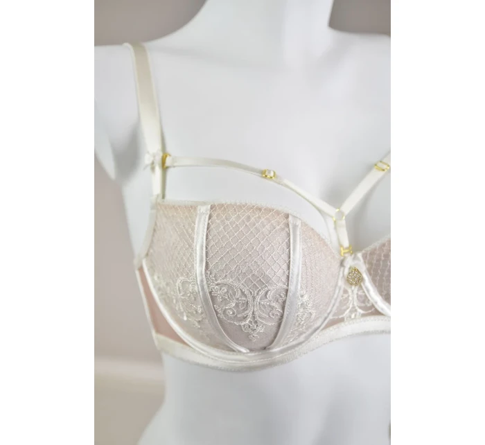 Dámská podprsenka LIGHT CREME BALCONETTE model 18707755 - MEDIOLANO Dámská podprsenka LIGHT CREME BALCONETTE model 18707755 - MEDIOLANO