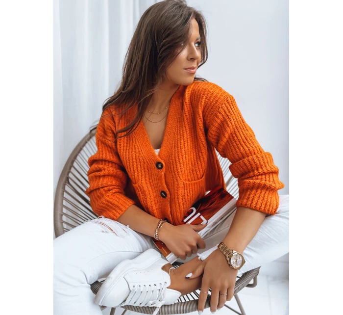 Dámský svetr oranžový Dstreet model 21968535 - FashionStreet