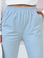 Dámské tepláky s širokými nohavicemi modrá Dstreet model 21988799 - FashionStreet