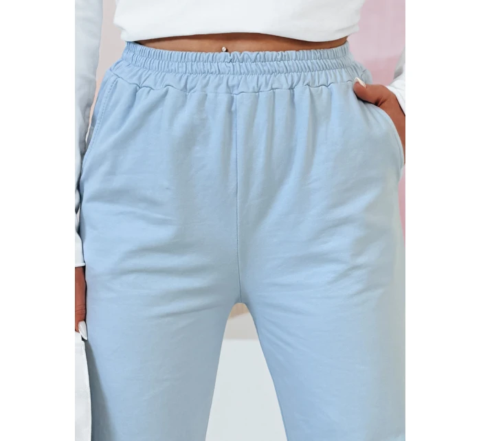 Dámské tepláky s širokými nohavicemi modrá Dstreet model 21988799 - FashionStreet
