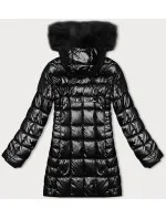 Černá dámská bunda s kapucí model 21247054 - J.STYLE