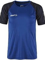 Craft Teamwear Squad Go Contrast Jersey Jr Detské kontrastné športové tričko 82.2727 club kobalt/navy