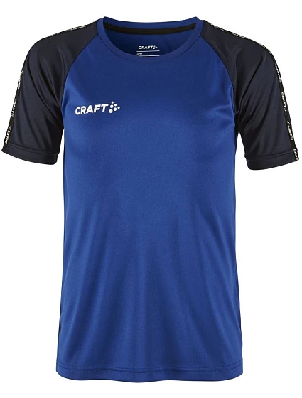 Craft Teamwear Squad Go Contrast Jersey Jr Detské kontrastné športové tričko 82.2727 club kobalt/navy Craft Teamwear Squad Go Contrast Jersey Jr Detské kontrastné športové tričko 82.2727 club kobalt/navy
