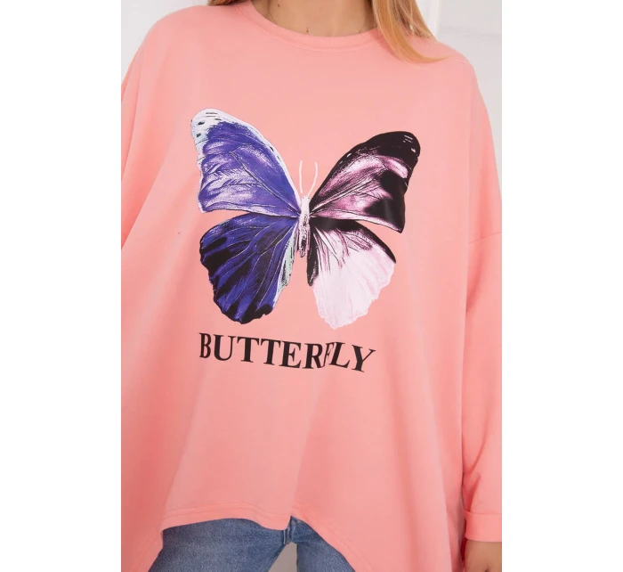 Marhuľová blúzka s potlačou