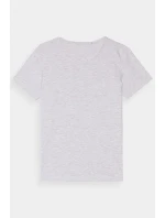 Dámské Hladké Tričko S model 21668549 Šedé - 4F