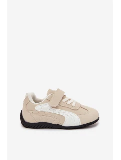Dětské sportovní boty s přezkou béžové model 21731729 - Boto