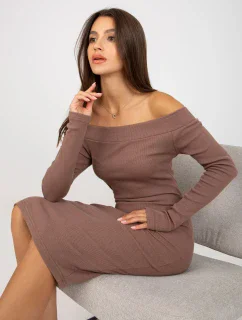 Dámské šaty EM SK model 17640055 hnědé - FPrice