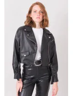 Dámska kožená motorkárska bunda 15746 - BSL