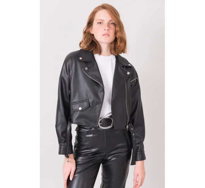 Dámska kožená motorkárska bunda 15746 - BSL