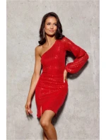 Dámske šaty SUK0432 červená - Roco Fashion