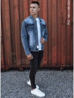 Pánská džínová bunda modrá Dstreet model 21980253 - FashionStreet