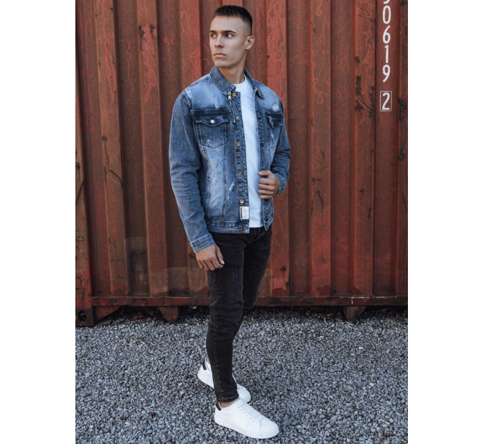 Pánská džínová bunda modrá Dstreet model 21980253 - FashionStreet