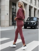 Dámske tepláky MIGEL burgundy FashionStreet AY1090 Dámske tepláky MIGEL burgundy FashionStreet AY1090