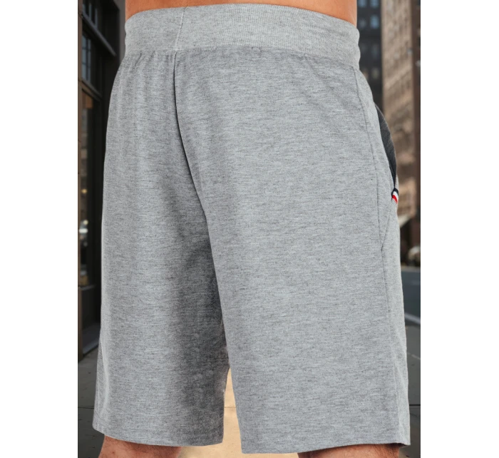 Pánske sivé teplákové šortky Dstreet SX2485