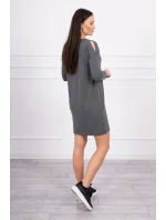 Rukoväť so šatami s grafitovou potlačou