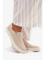 Dámské Tenisky SlipOn Big Star model 21695261 Béžové - Big Star Shoes