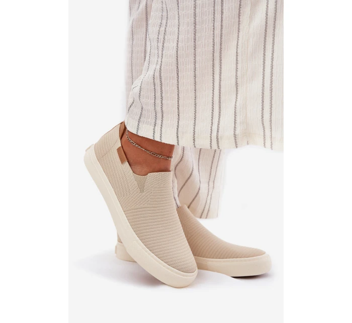 Dámské Tenisky SlipOn Big Star model 21695261 Béžové - Big Star Shoes