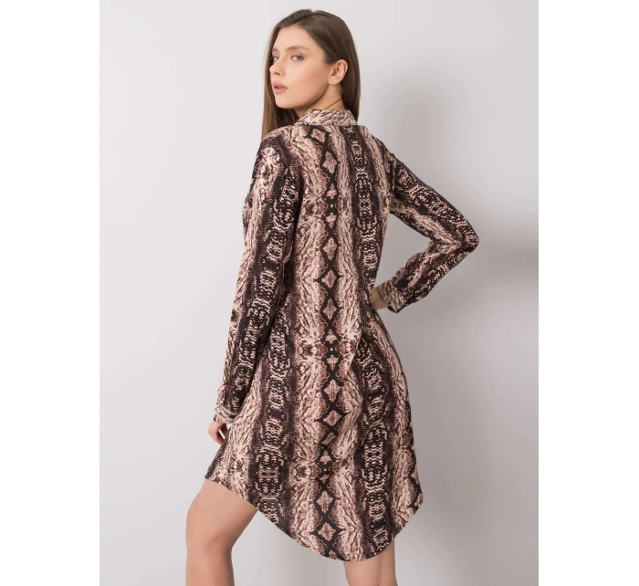 Šaty TO SK hnědá model 15133355 - FPrice Šaty TO SK hnědá model 15133355 - FPrice