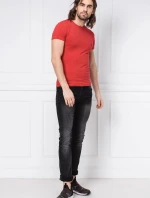 Pánske tričko 111035 9P725 červená - Emporio Armani