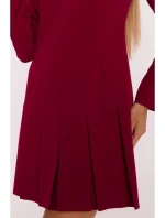 Dámske šaty M872 Bordeaux - MOE Dámske šaty M872 Bordeaux - MOE