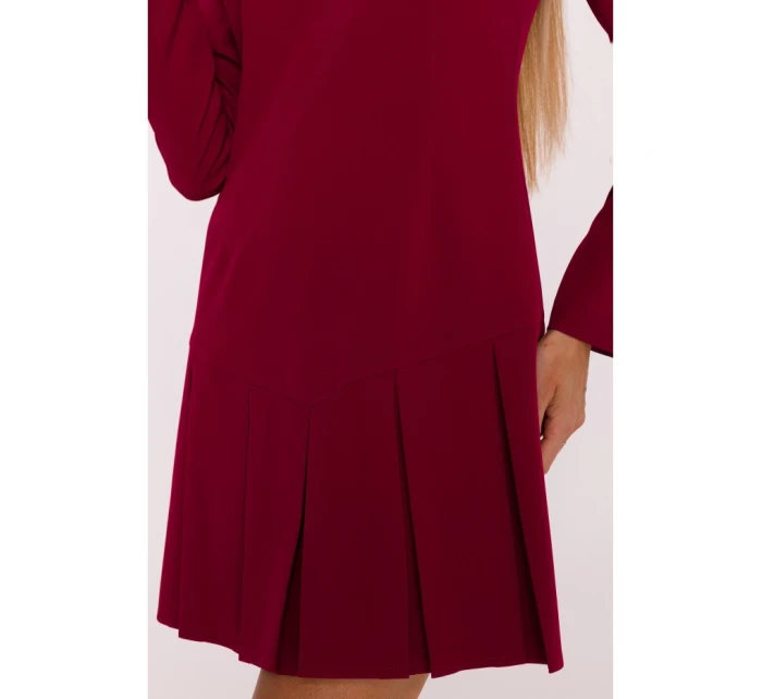 Dámske šaty M872 Bordeaux - MOE Dámske šaty M872 Bordeaux - MOE