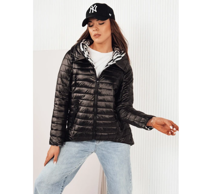 Dámská prošívaná bunda černá Dstreet model 21975116 - FashionStreet