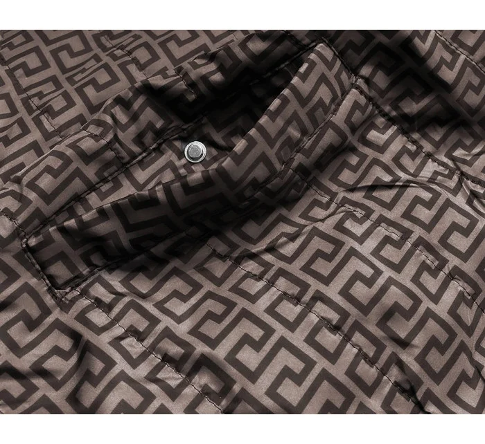 Tmavě oboustranná dámská bunda parka model 15906291 - MHM