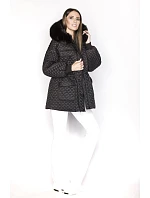 Dámska prechodná bunda oversize čierna (ag6-27) Dámska prechodná bunda oversize čierna (ag6-27)