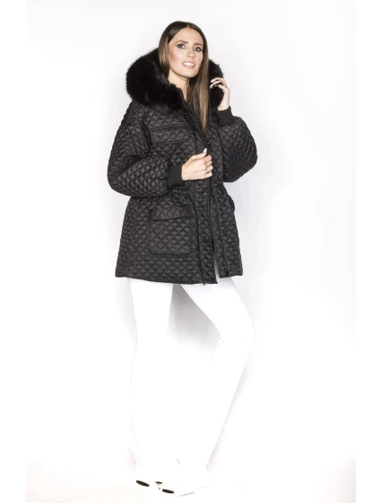 PRZEJŚCIOWA KURTKA DAMSKA CZARNA model 21244320 - Ann Gissy