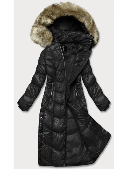 Dámska ľahká čierna dlhá bunda (H-203) Dámska ľahká čierna dlhá bunda (H-203)