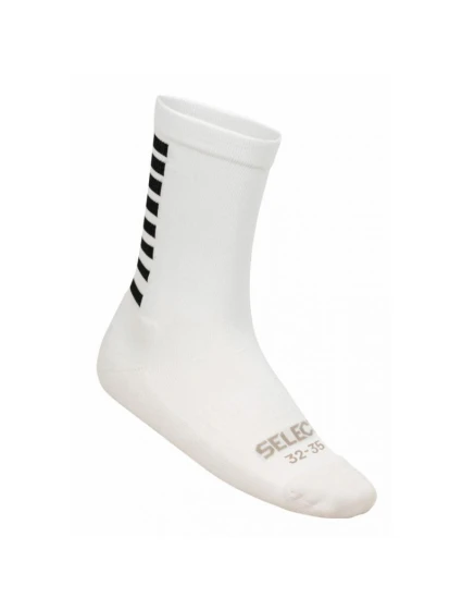 Fotbalové tréninkové ponožky SELECT bílé krátké