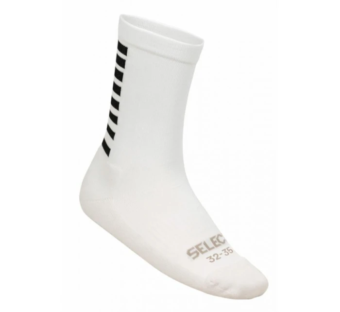 Fotbalové tréninkové ponožky SELECT bílé krátké