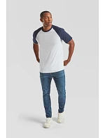 Baseball T tričko white/black model 22532786 - Fruit of the Loom