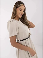 Dámské šaty MI SK A2328.41 béžové - FPrice