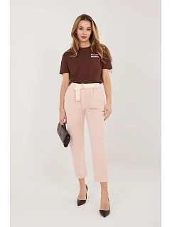 Šnúrové nohavice model 226479 Taliansko Moda