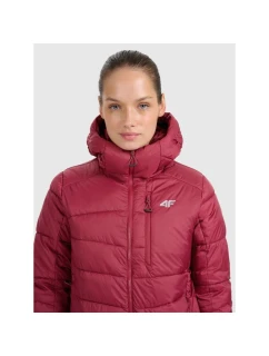 Dámska páperová trekingová bunda s výplňou Primaloft Silver 4F 4FRAW25TDJAF0792-60S