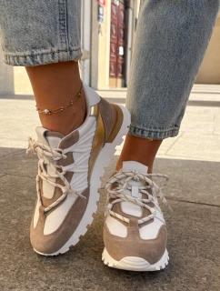 Kožené Polobotky Sneakers Dámské model 21693232 - Artiker