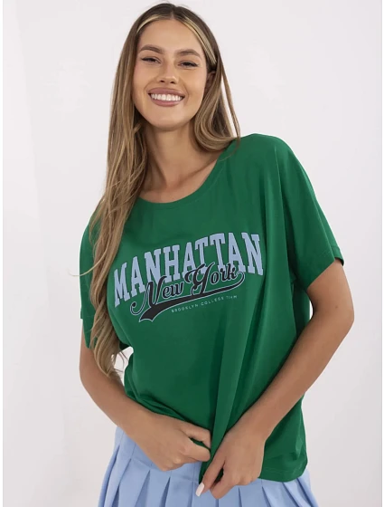 T shirt CLM TS model 21121734 zielony - FPrice T shirt CLM TS model 21121734 zielony - FPrice