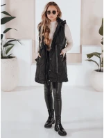 Dámska prešívaná vesta WELIA black FashionStreet TY3294