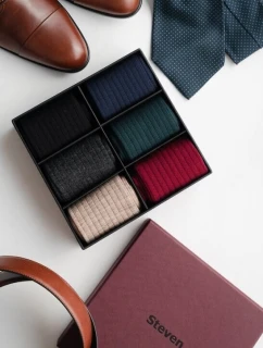 Ponožky Steven art.175/4 Pánske boxy A'6 41-46