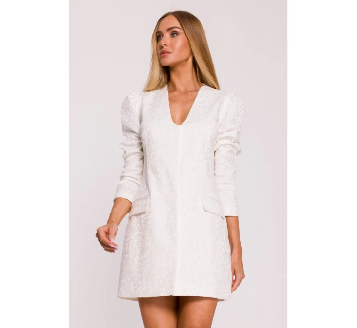 M881 Žakárové sako - krémové M881 Žakárové sako - krémové