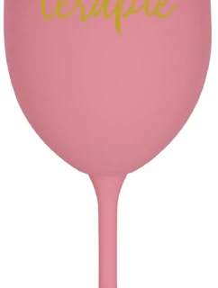 LIQUID THERAPY - ružový pohár na víno 350 ml