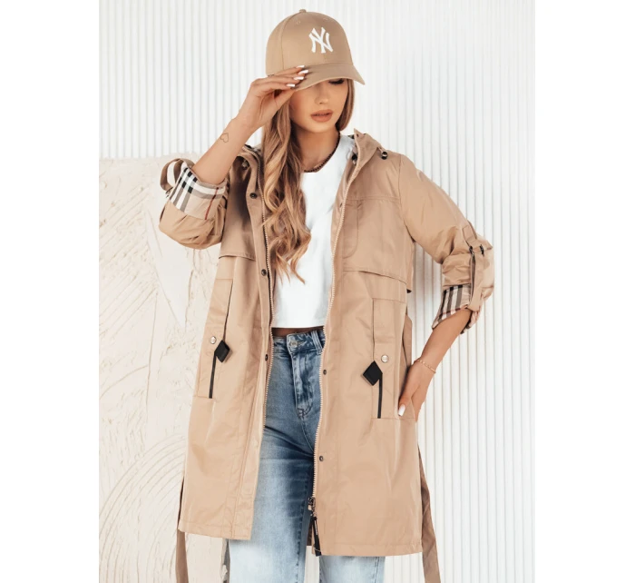 Dámska prechodná bunda CIVIT beige FashionStreet TY4215