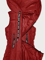Dámska mikina s kapucňou S'West Red (B8226-4)