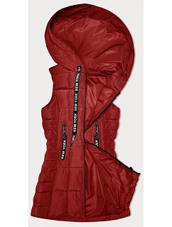 Dámska mikina s kapucňou S'West Red (B8226-4)